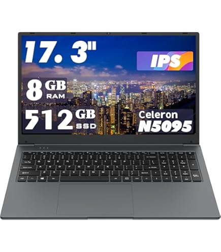 Amazon.com: MTWZMM 17.3-inch Laptop: Celeron N5095 Processor (up