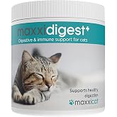 maxxipaws maxxidigest+ Probiotic &amp; Enzyme Powder for Cats - Gut Aid 3.2 oz | Help maintain balanced intestinal flora, comfortable digestion, nutrient absorption and normal immune function - Made in USA