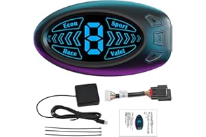 MAIMEIMI Throttle Response Controller 9 Drive 10-Mode Universal Car Electronic Racing Pedal Accelerator Compatible for Ford F-250 F-150 Raptor Focus Grand Mondeo Range Rover Mazda