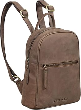 amazon mochilas mujer piel