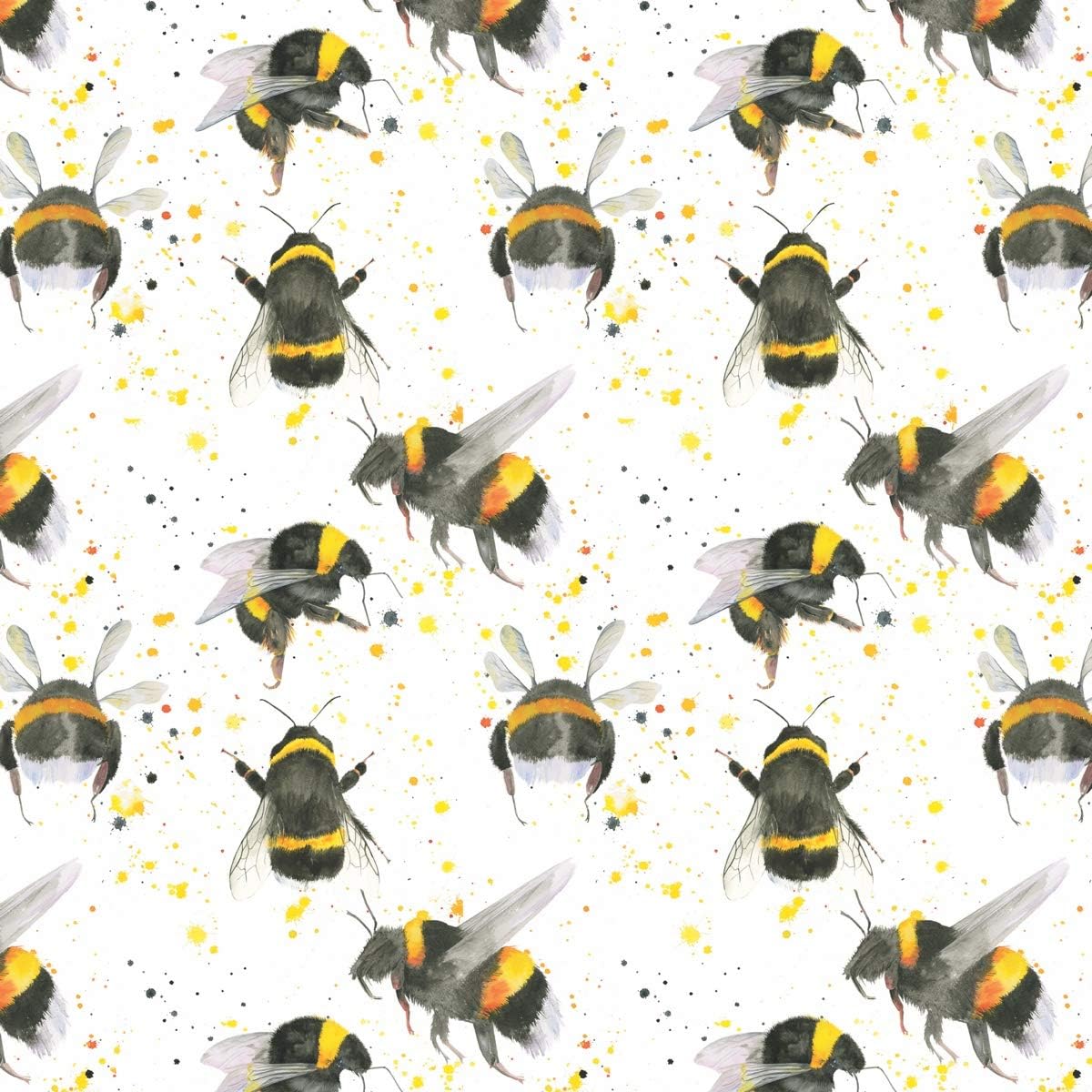 Bee Gift Wrapping Paper 2 Sheets and 2 Tags Amazon.co.uk Office