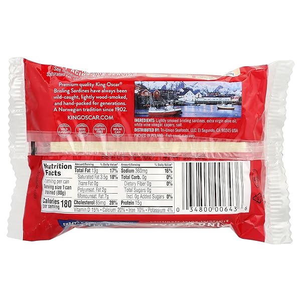 KING OSCAR, KO SARD 1 LAYER EV OLV OIL WW VNGR CAPRS, 3.75 OUNCE