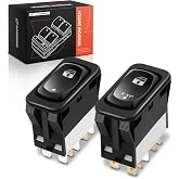 A-Premium 2 PCS Power Window Switch Kit, Left and Right Side | Compatible with Freightliner Columbia 2001-2011, Driver and Passenger Side, Replace# A0630769008, A0630769027