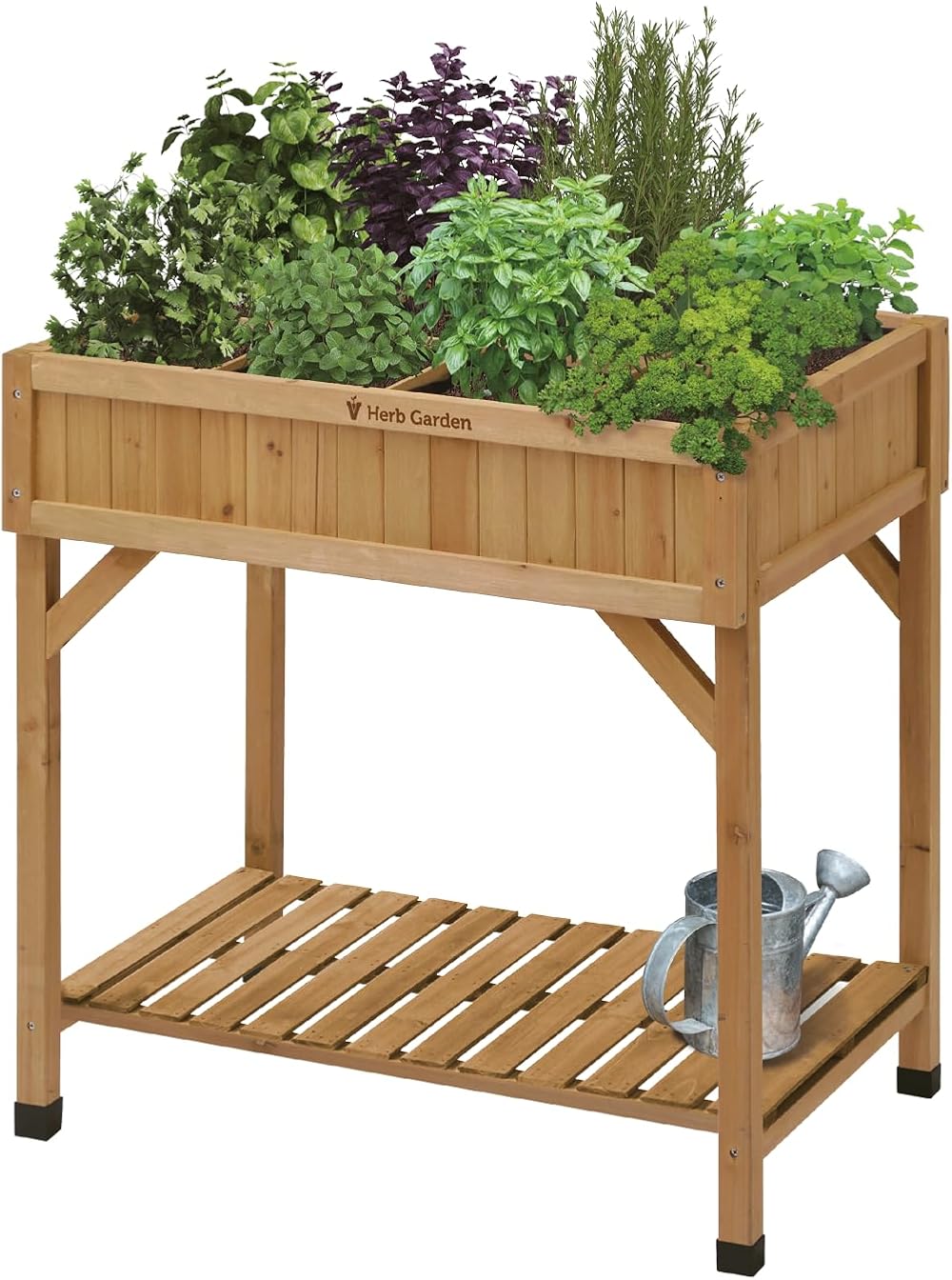 VegTrug 8 Pocket Herb Planter Natural – Raised Bed for Herbs