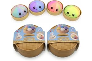 Tie Dye Dumpling Squishy - 2026 New Dumpling Tie Dye Squishy Mystery Box, Rare Dumplings Bun Stress Relief Fidget Set, Random