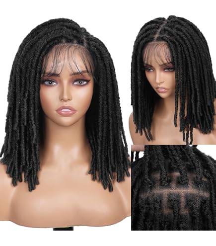 Amazon.com : Lady Miranda Goddess Faux Locs Wig Full Lace  display picture 1
