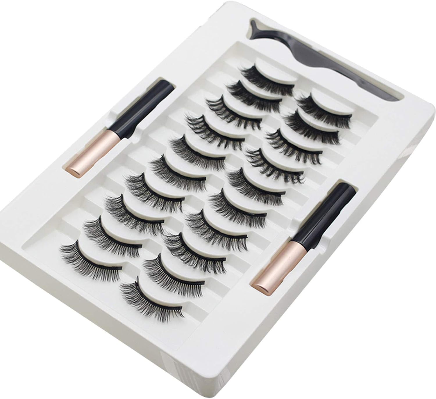 10 Pairs Eyelashes + 2 Waterproof Liquid Amazon.in Electronics