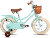 STITCH MANCHI 12 Inch Kids Bike with Basket Stabiliser Mint Green view 2
