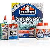 Elmer’s Crunchy Slime Kit | Slime Supplies Include Metallic Liquid Glue, Clear Liquid Glue, Crunchy Magical Liquid Slime Acti