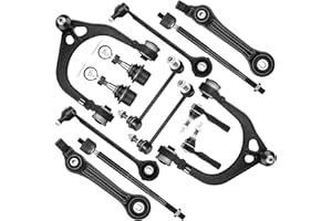 AUTSURLES Front Upper & lower Control Arm Kit with Ball Joint Left and Right Forward Rearward Suspension Kit for 2011 2012 2013 2014 2015 2016 2017 Chrysler 300 Dodge Challenger Charger RWD Models