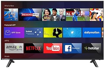 Fortex 109 cm (43 inches) FX43MAC01 Full HD LED Smart TV (Black)