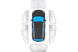 KMF Full Window Sun Shade Custom Fit for Honda CR-V Accessories 2017-2022, CRV Sunshade Privacy Car Window Covers for Windshield Side Rear, UV Block and Blackout for Car Camping/Baby