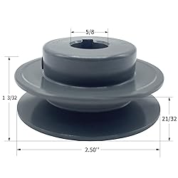 CMFG AK25-5/8 v Belt Pulley, 2.5" OD, 5/8" inch