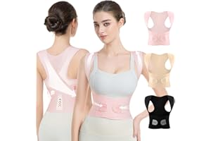 babaka Posture Corrector for Women, Invisible Lightweight Adjustable Back Brace for Upper and Lower Back Pain Relief, Hunchba