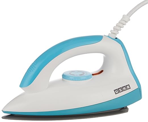 Usha EI 3602 1000-Watt Lightweight Dry Iron (ICY Blue)