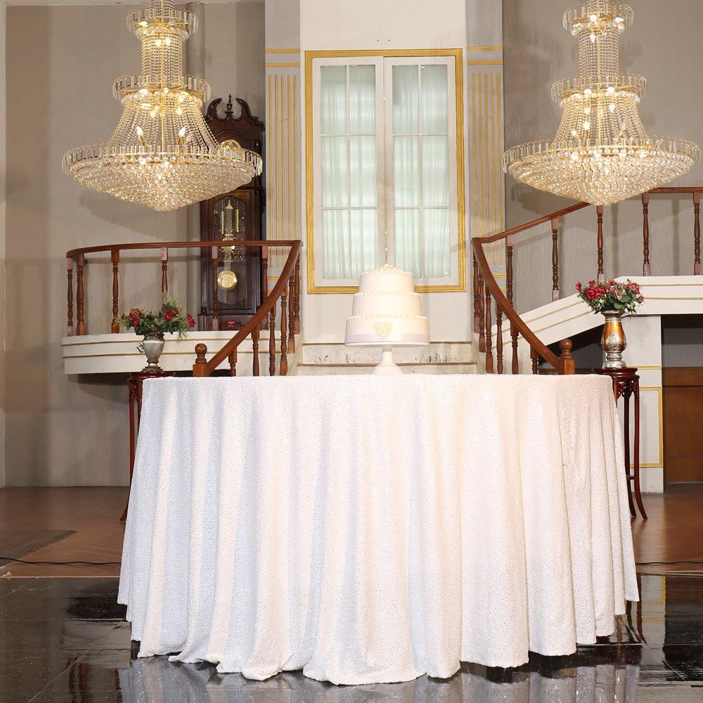 Best 96 inch white table cloth