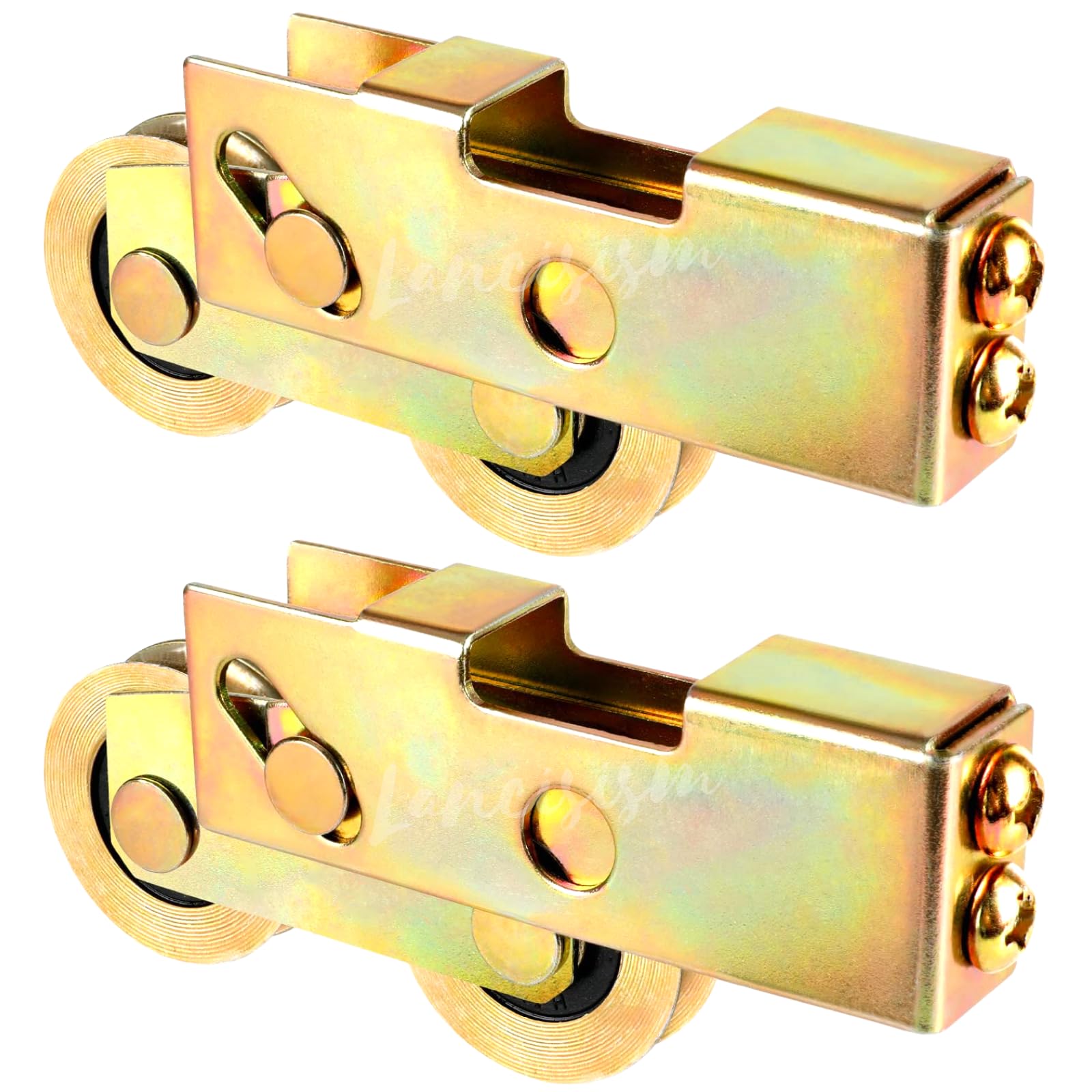 Photo 1 of 2Pcs Sliding Door Tandem Roller, Heavy-Duty 1-1/4 Inch Sliding Door Tandem Roller Assembly Sliding Glass Door Rollers Replacement, 120kg/265lbs Load Capacity for Sliding Glass Door Screen