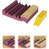 Wood Carving Sharpening Tool, 3-in-1 Multi Shape Contour Wood Carving Strop | Carving Sharpener with Polishing Compound and Leather, Polish and Debur Cutting and Carving Tools For Razor Sharp Blade Edges