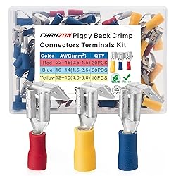 Chanzon 70pcs UL Listed Piggyback Connectors Wire