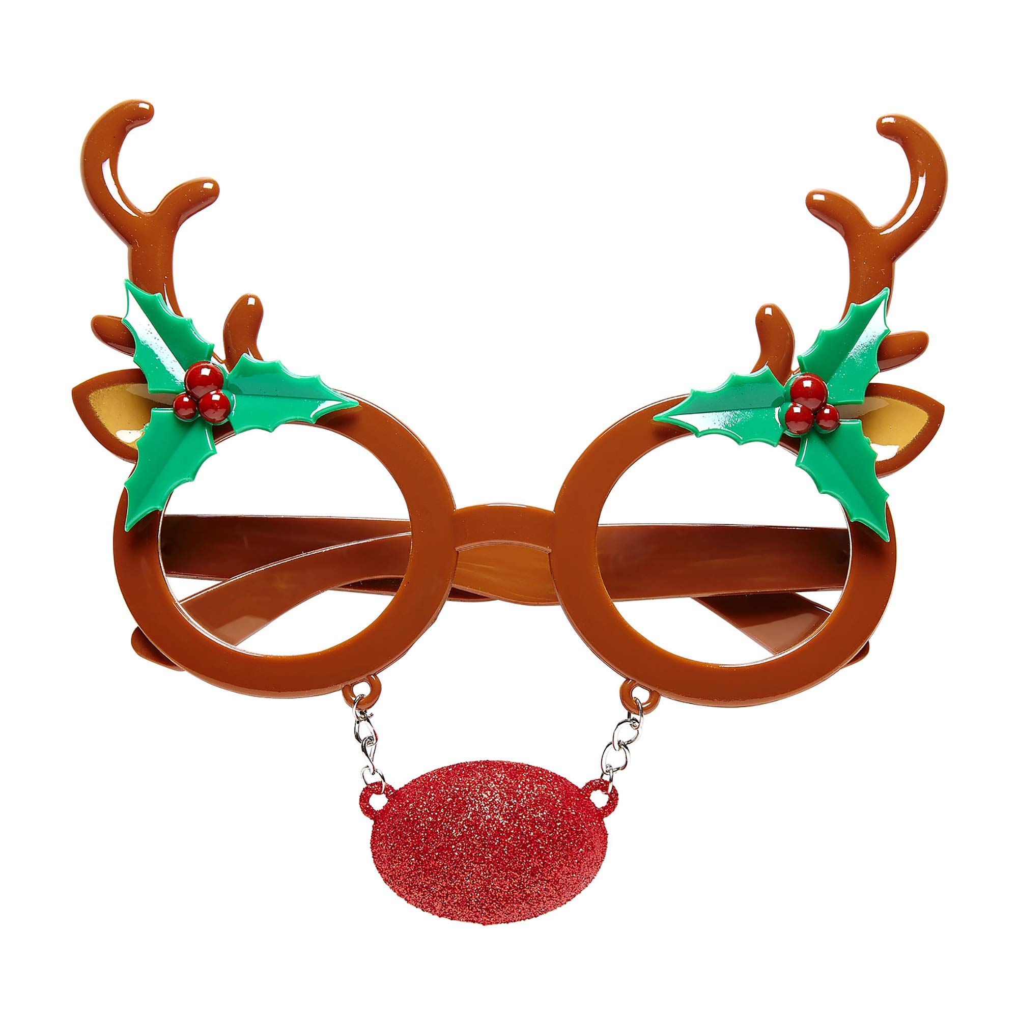 Widmann vd-wdm03425 Glasses Reindeer, Brown, One Size
