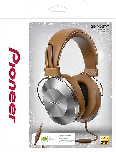 PIONEER Hi-Res Over-Ear Headphones, Brown SE-MS5T(T) in Kuwait 