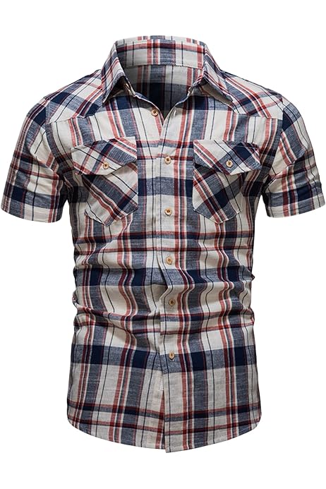 amazon mens check shirts