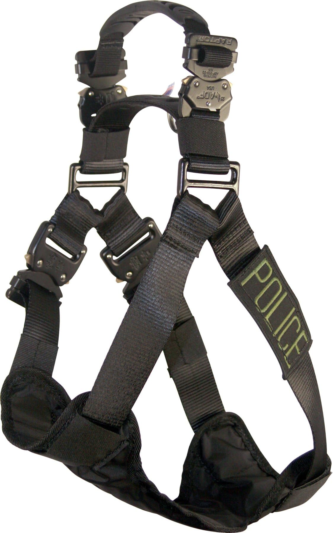 Fusion Pets K9 Trekker Dog Harness with Handle Quick Release Buckles 5000lbs Rated Webbing