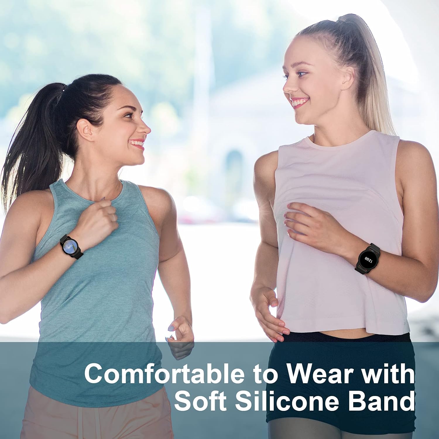 Watch Band, Magnetic Smartwatch Bands, Silicone Strap Quick Release 20mm 22mm Smartwatch Straps for Women Men Watch Strap with Spring Bar Compatible with Galaxy Watch Active Gear S2 S3 Frontier GT: Clothing