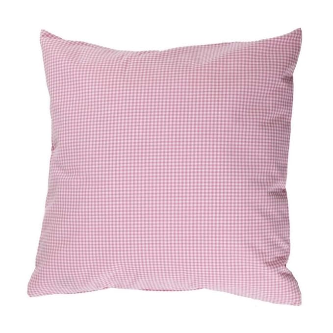 Hans-Textil-Shop Kissenbezug 40x40 cm Karo 2x2 mm Rosa