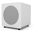 Kanto SUB8VMWW Sealed Powered Subwoofer with Grille| 300W Peak Power | 8" Woofer | Matte White