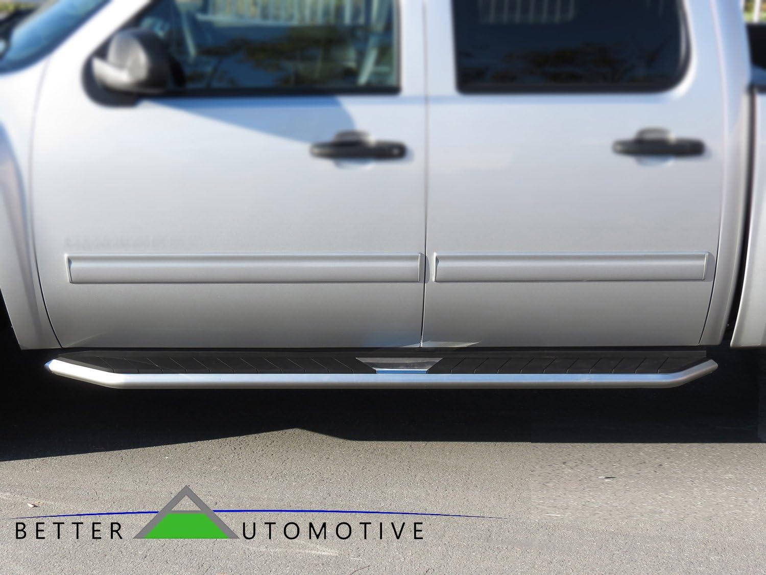 BETTER AUTOMOTIVE Custom Fit 2009-2014 F150 Super Crew CAB Pioneer Side Step Running Boards Nerf Bars Black