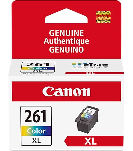 Canon PG-260 XL/CLI-261 XL Genuine Ink Value Pack (2 Cartridges