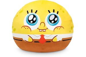 TeeTurtle Spongebob Squarepants 6" Reversible Plushie - Spongebob Squarepants and Gary The Snail - Bikini Bottom Buddies Amazon Exclusive - Cute Kawaii Soft Stuffed Animal