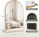 Dripex Gold Arched Mirror 60x90cm Wall Mounted or Leaning view 2