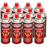 12 Butane Fuel GasOne Canisters for Portable Camping Stoves