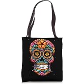 Halloween Sugar Skull Calavera Tote Bag