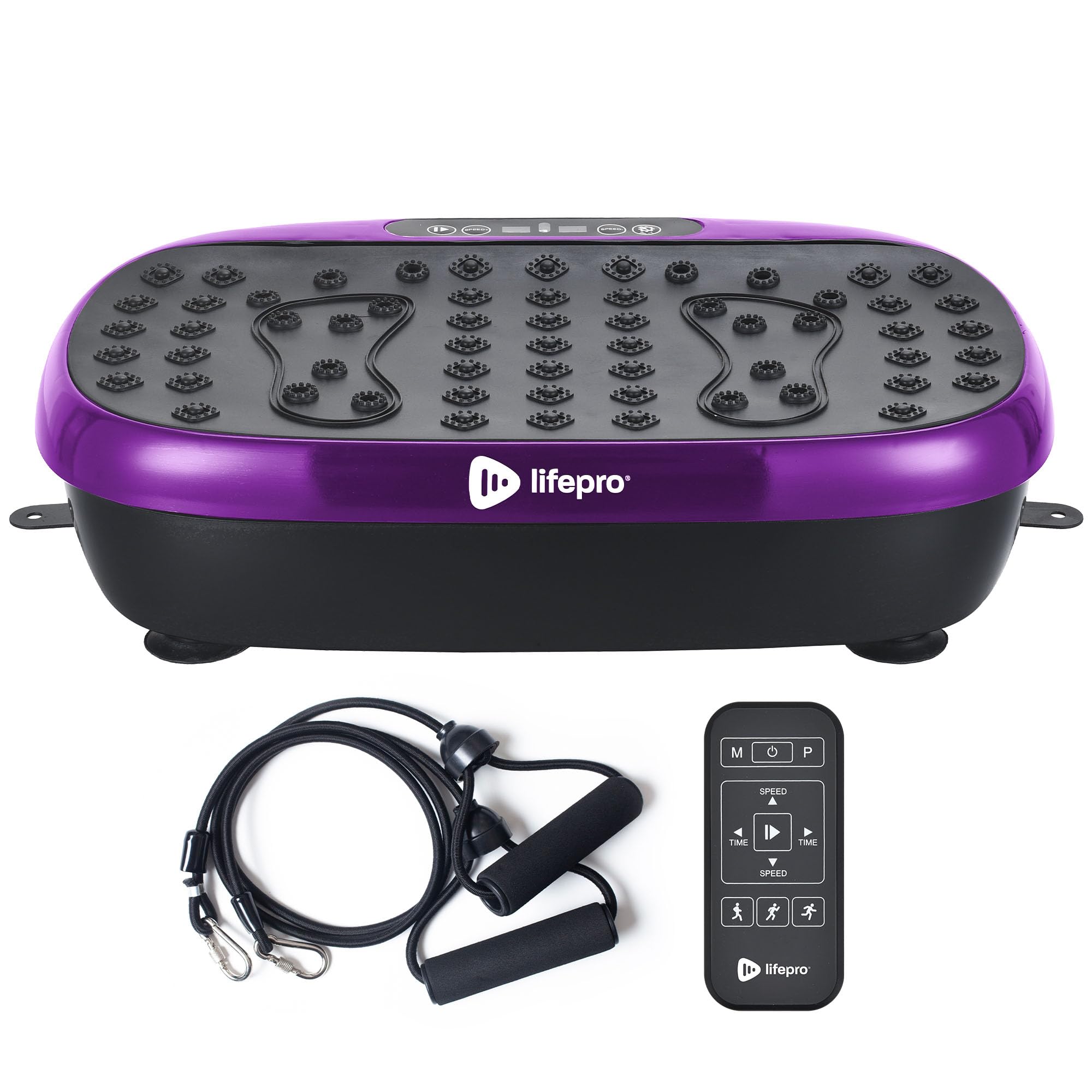 Lifepro Vibration Plate Exercise Machine with Magnetic Acupoints – Full Body Vibration Platform for Beginners and Recovery – Ideal Lymphatic Drainage Massager for Muscle Toning and Overall Fitness