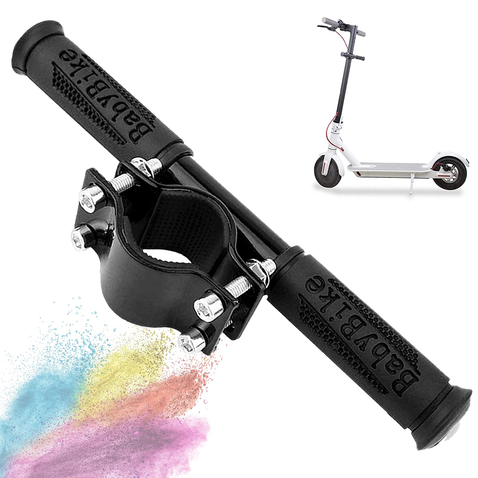 Electric Scooter Children Safe Handrail - Electric SkateBoard Kids Handlebar Grip Bar,E-Scooter Parts and Accessories Adjustable Safe Holder for Xiaomi Mijia M365