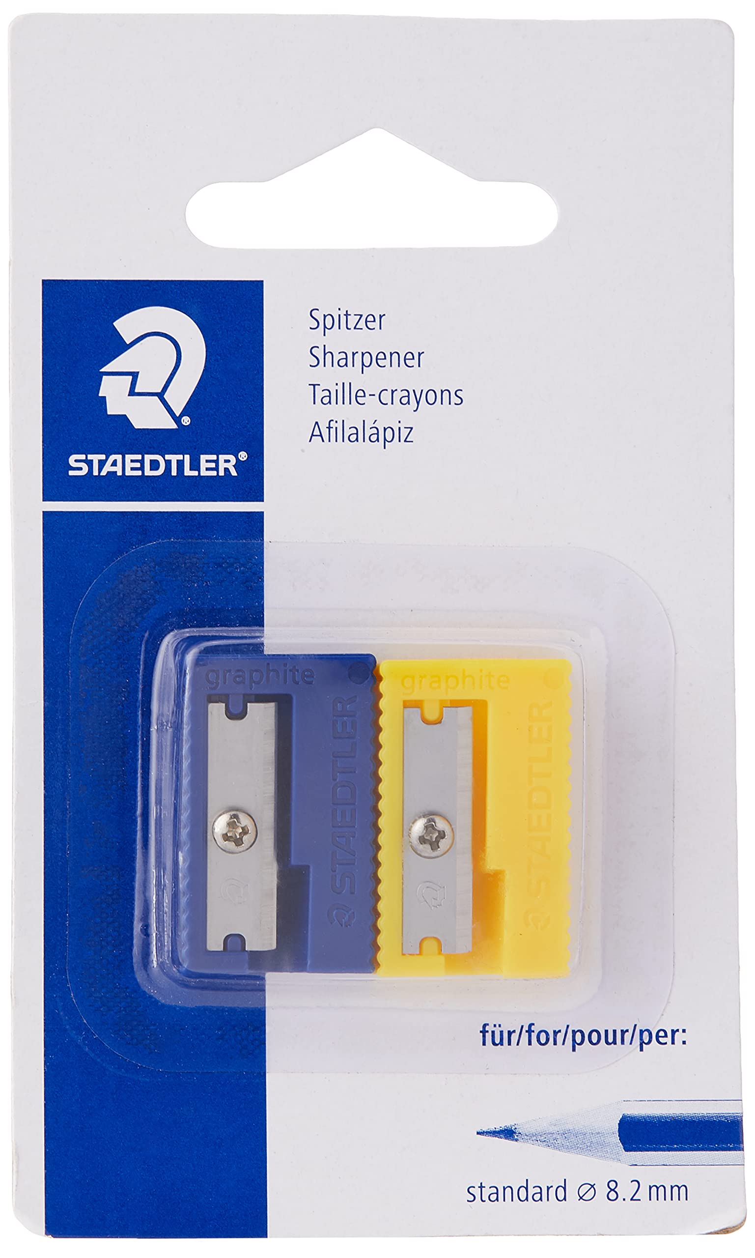 Staedtler 510 50 BK2 – Pack of 2 Plastic Sharpener