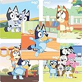 SmileMakers Bluey & Friends Stickers, 2.5 Inches, 100 Count, 5 Designs, Multicolor
