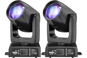 Big Dipper Moving Head Lights 150W Spot Lights with Sound Activated and DMX 512 Control DJ Stage Lighting with 12 Gobos and 1