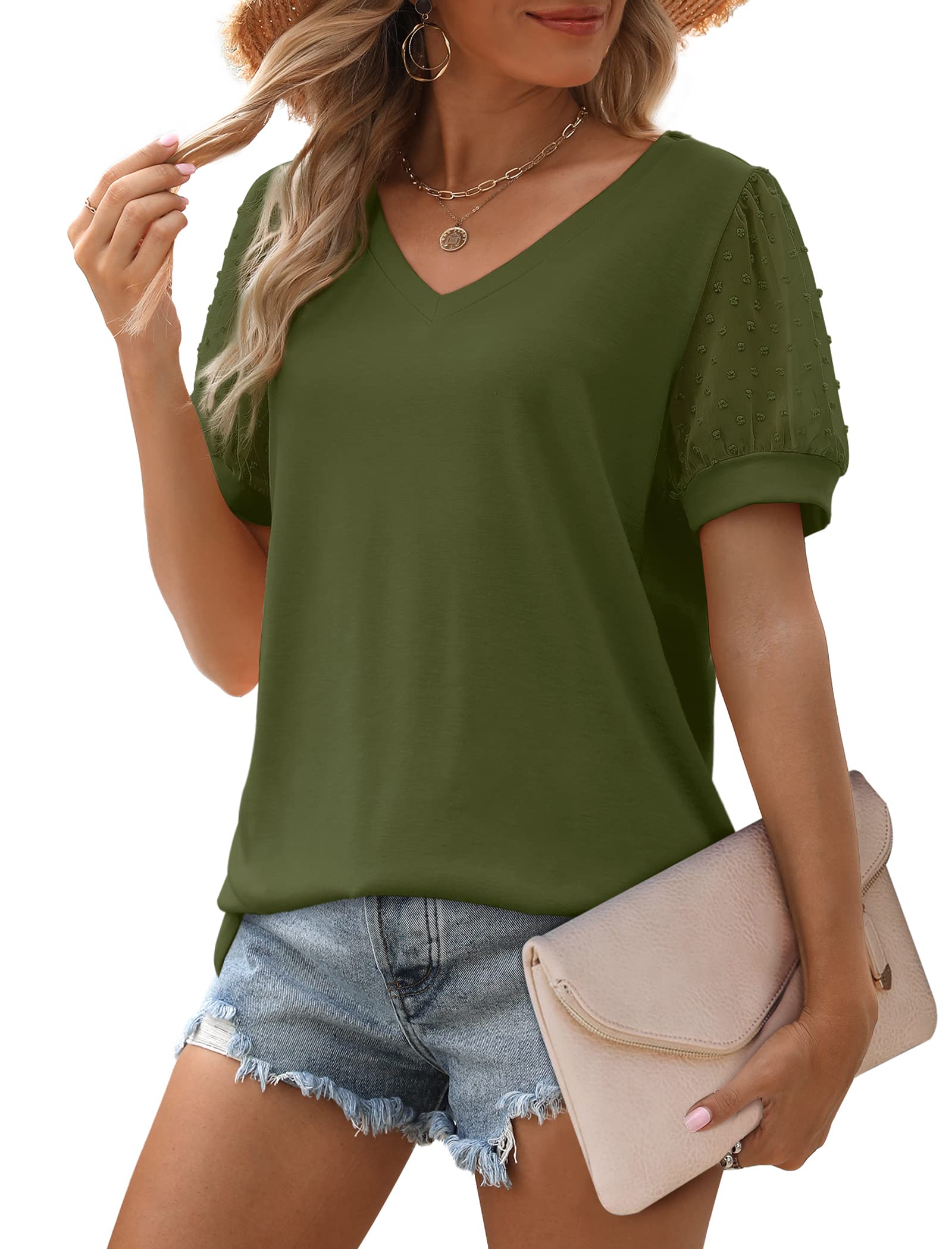 Aokosor Business Casual Tops for Women Summer
