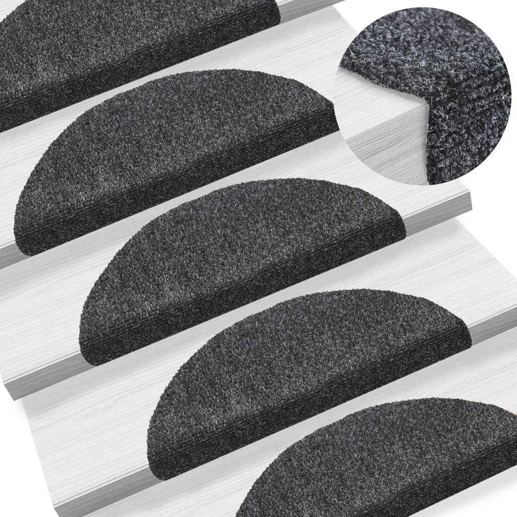 Mewmewcat15 pcs Selfadhesive Stair Pads Set Treads Non Slip Needle