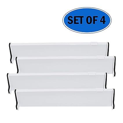 Home X Expandable Drawer Divider Adjustable Drawer Organizer By