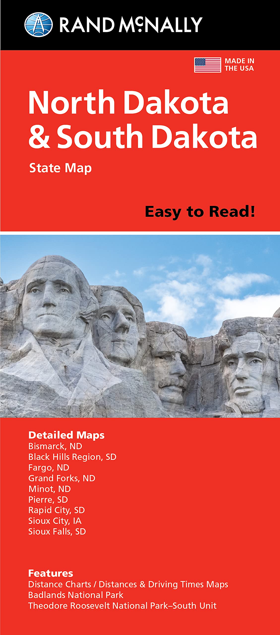 Rand McNally Easy to Read Folded Map: North