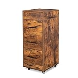 Wood Salon Trolley Cart with Wheels, Hair Cart