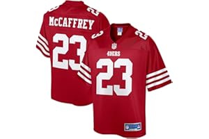 NFL PRO LINE Men's Christian McCaffrey Scarlet San Francisco 49ers Replica Jersey