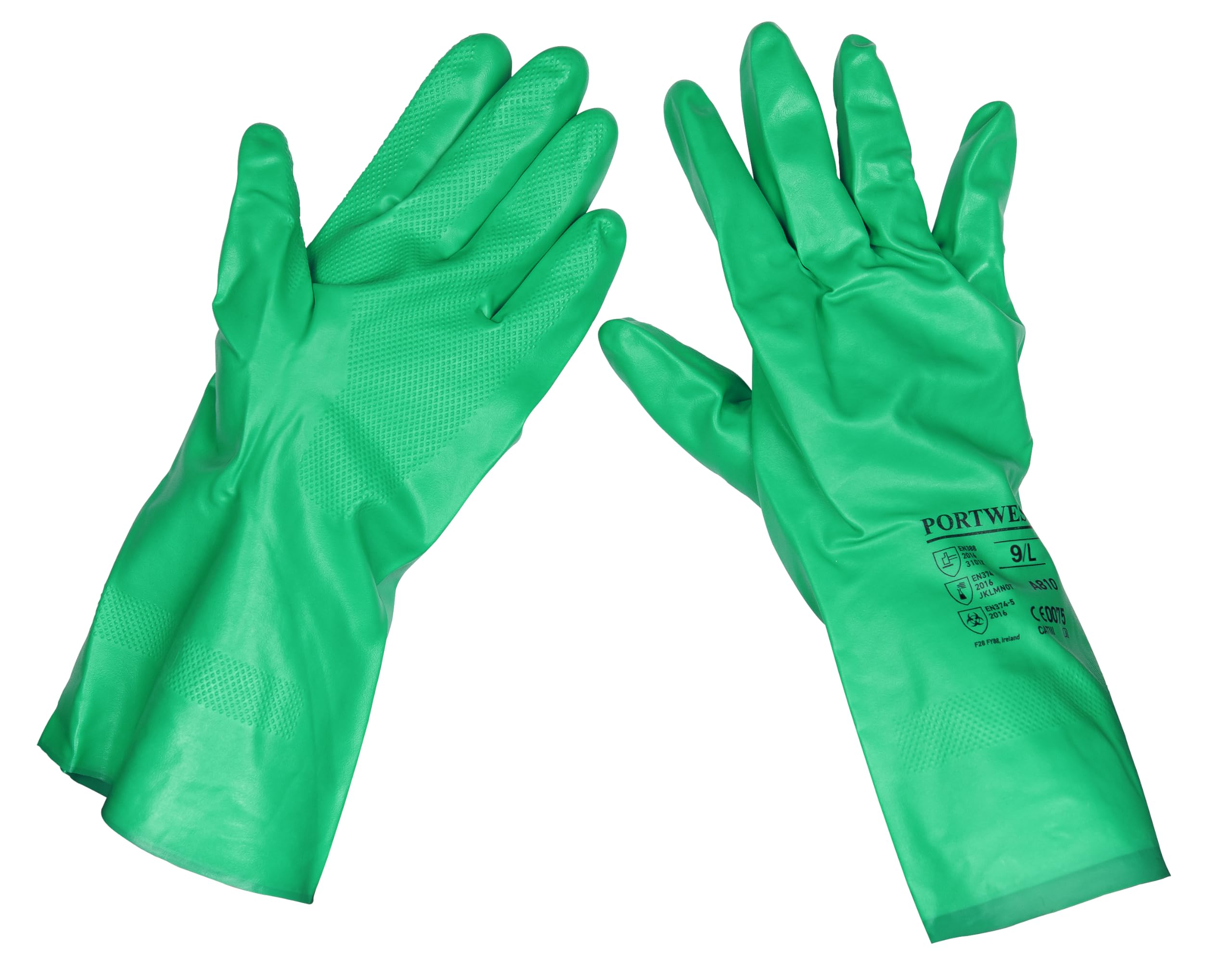 Sealey Cuffed Nitrile Gauntlets 330mm, Size 9/L - SSP34
