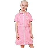 Sylfairy Cover Up for Girls Terry Swim Cover Ups Hooded Terry Kids Cover Up Bathing Suit Beach Dress 4-9Years