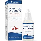 VetThera Dog Eye Drops | Dog Eye Infection Treatment | Flush Irritants &amp; Reduce Redness, Watering &amp; Discharge | Sterile Solution with Easy | Apply Dropper for Daily Use | 0.68 fl oz (20 mL)